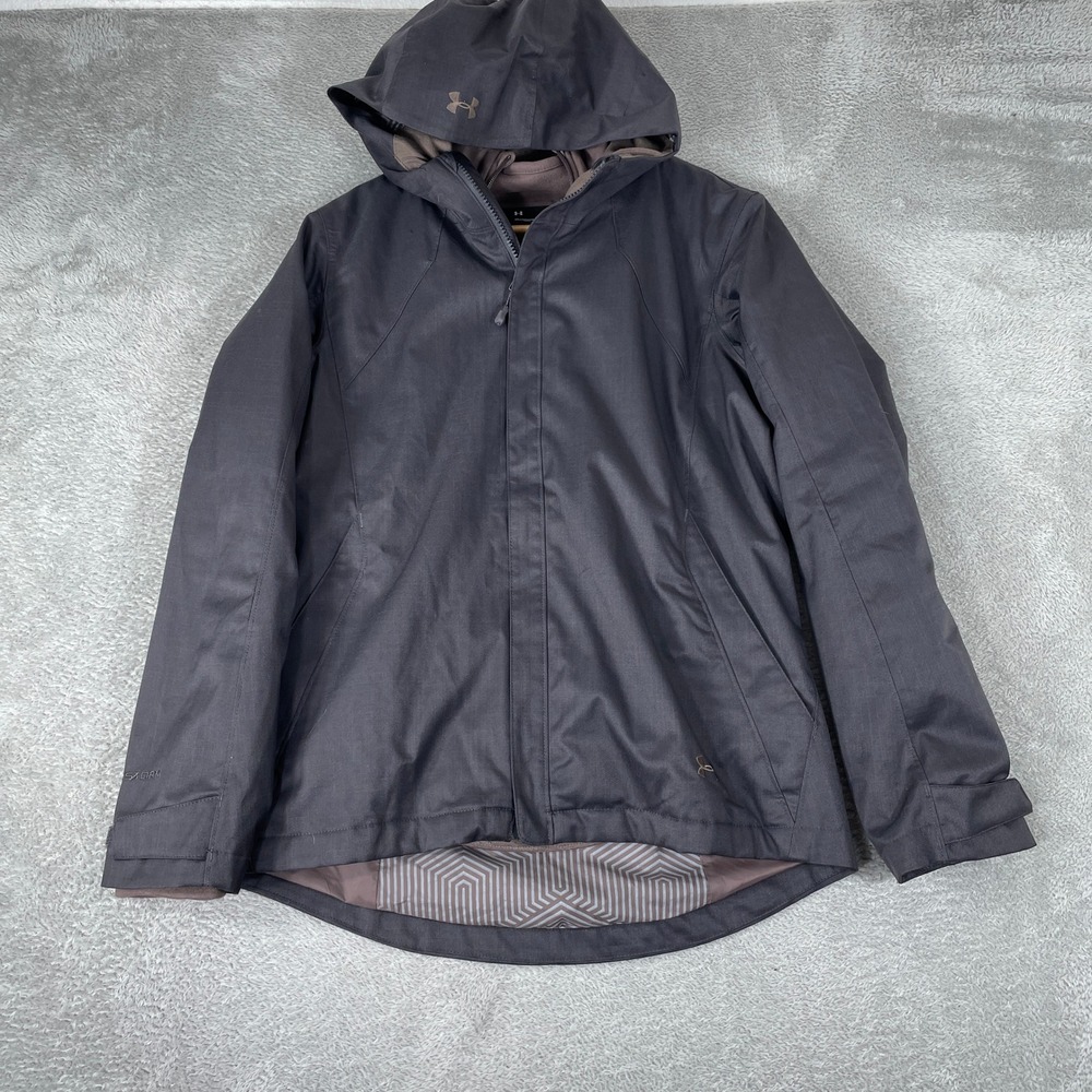 Under Armour Sienna 3-in-1 Jacket Womens Small Gray ColdGear Infrared Storm